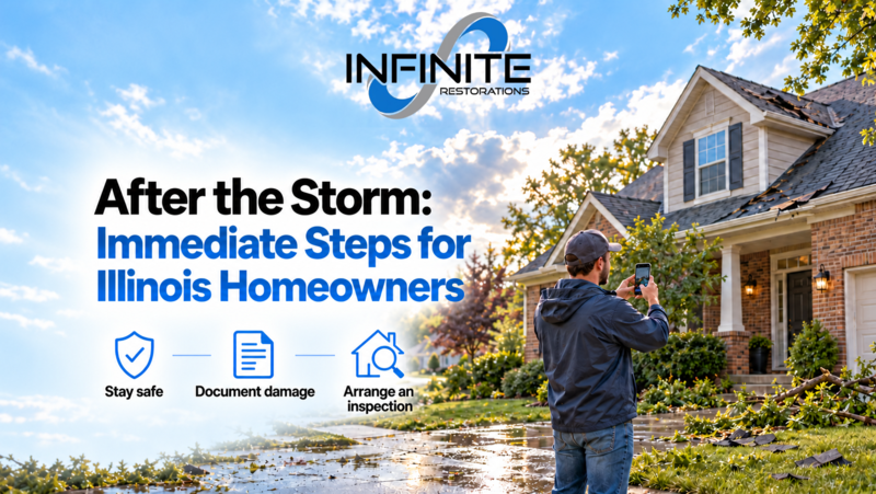 After the Storm: Immediate Steps for Illinois Homeowners