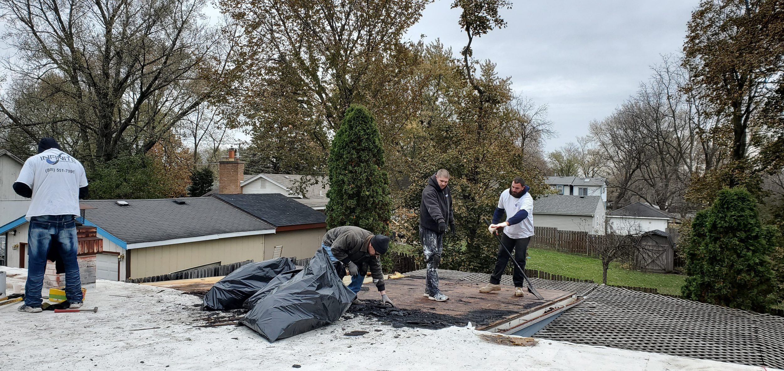 Elgin flat roof project photo 2