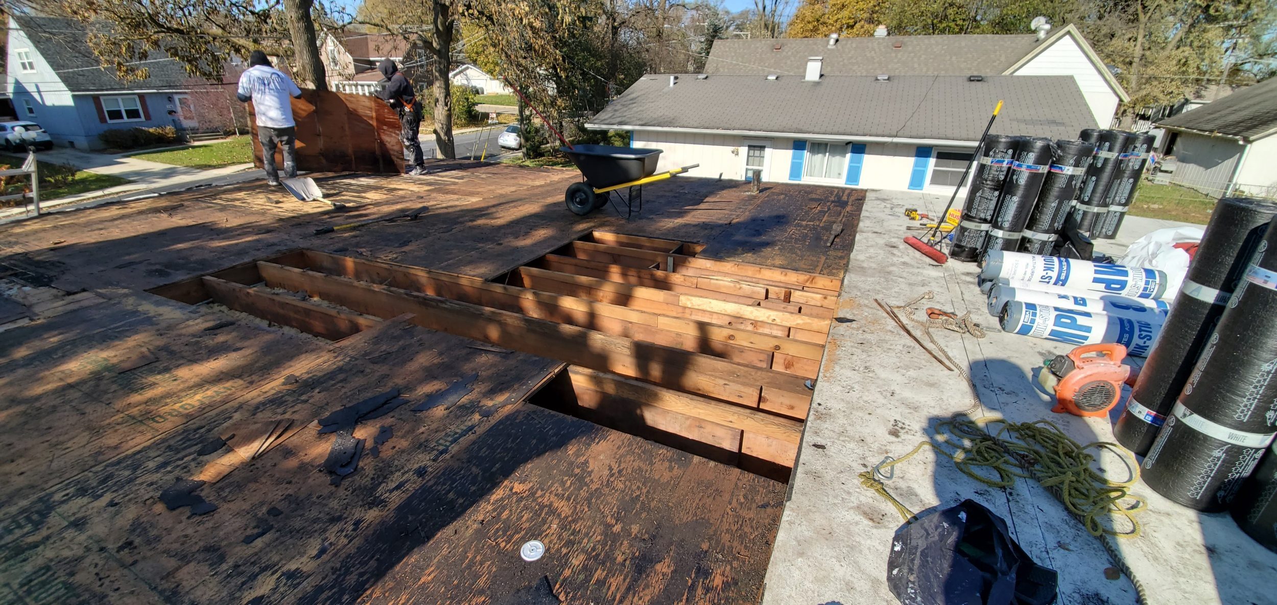 Elgin flat roof project photo 4